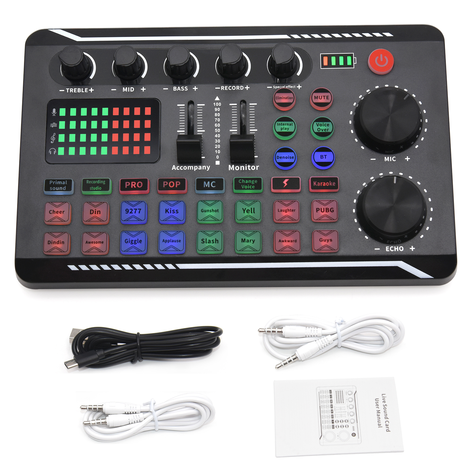 F998 Live Sound Card With DJ M - Audio Music Maker reseña y precio