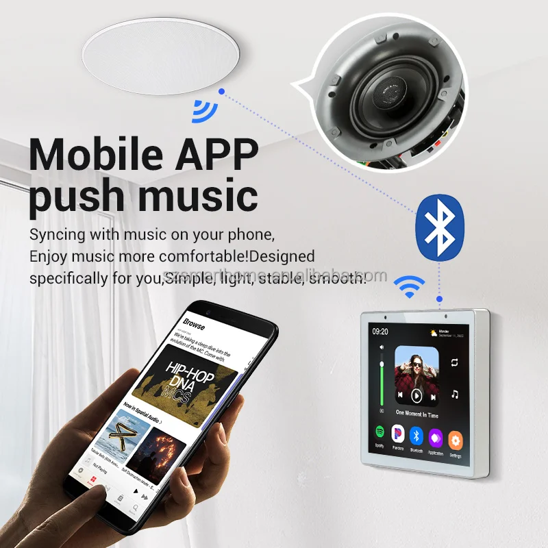4-Inch Smart Home Background M - Audio Music In Background reseña y precio