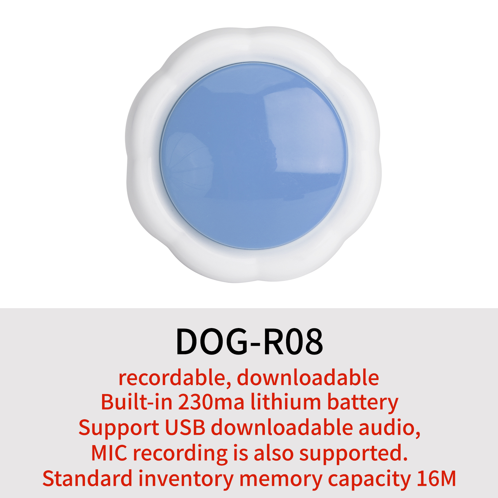 Voice Recording Button,16MB US - Audio Music To Download reseña y precio