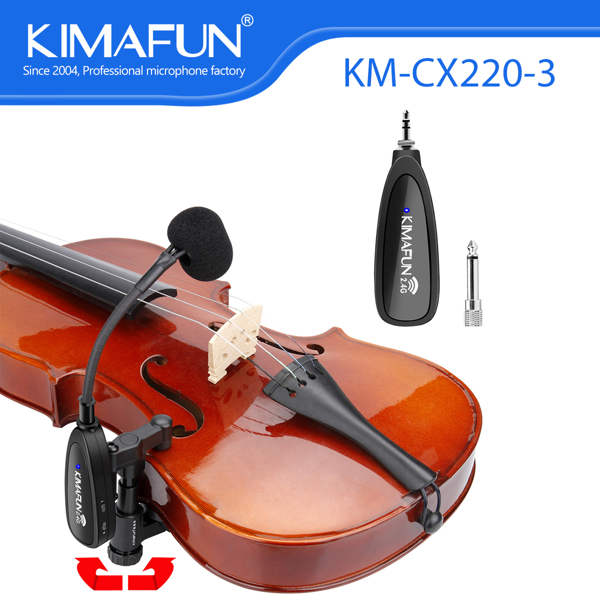 KIMAFUN 2.4G Musical Instrumen - Audio Music Youtube reseña y precio